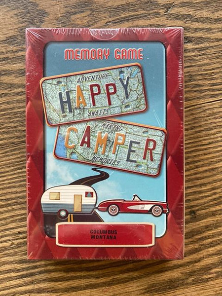 Columbus, Montana: "Happy Camper" Matching Card Game!!!