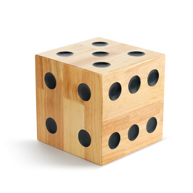 Really Big Wooden Dice
