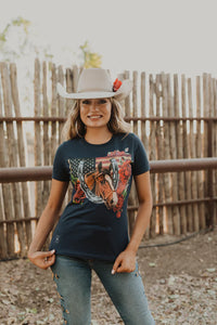 Rodeo Quincy You're A Grand Old Flag Tee