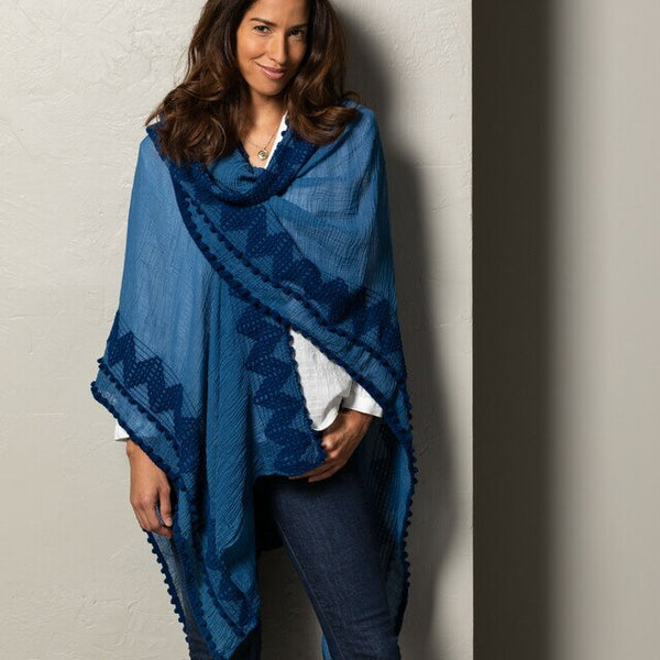 Textured Duster - Blue