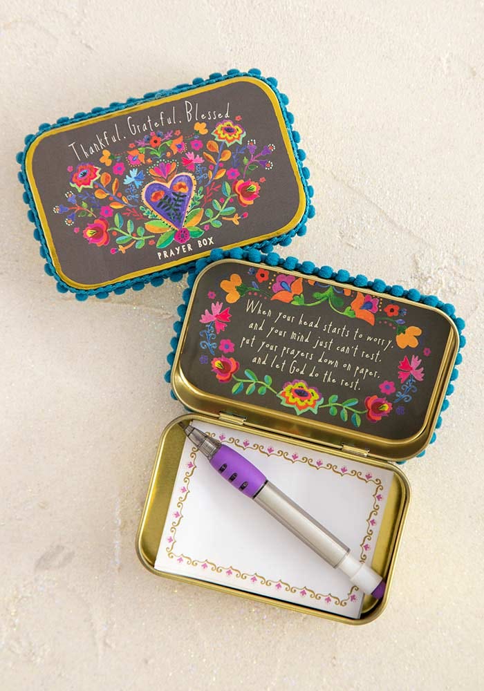 Natural Life Thankful Grateful Prayer Box – Montana Rustic Accents
