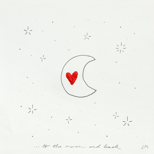 To the Moon and Back Wall Art