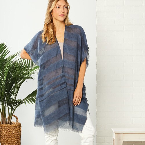 Sheer Stripe Duster!!! Six Colors Available!!!