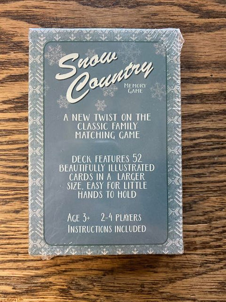 Columbus, Montana: "Snow Country" Matching Card Game!!!