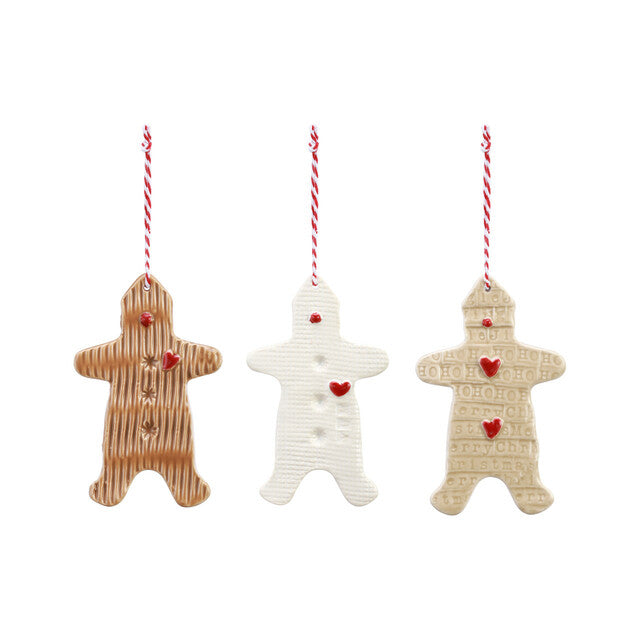 Gingerbread Men Ornaments - 3 styles