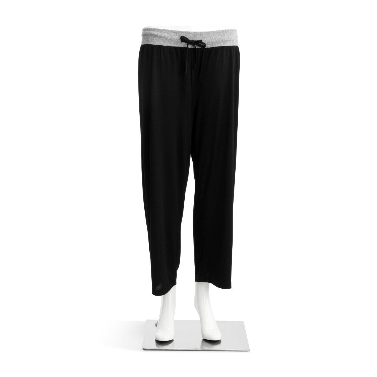 Bamboo Capri Pants - Black