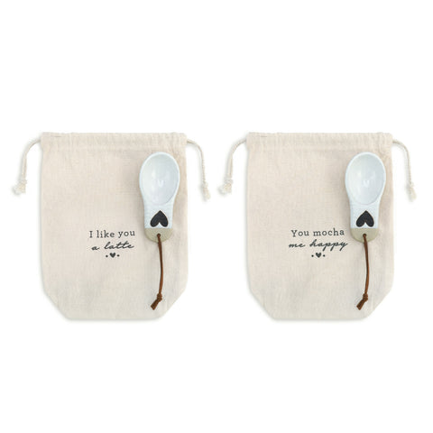Heart Coffee Bag with Scoop - 2 Options
